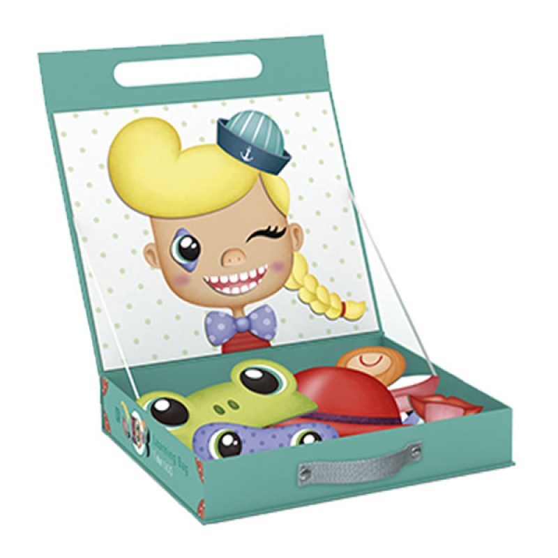 Магнитна игра в куфарче Забавни лица 68217009 Магнитна игра в куфарче Забавни лица 68217009