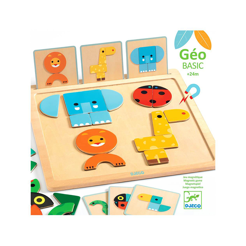Игра с магнитни карти GeoBasic DJ06210