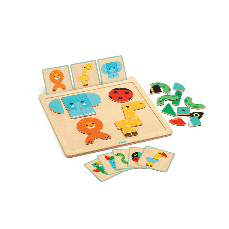 Игра с магнитни карти GeoBasic DJ06210 Игра с магнитни карти GeoBasic DJ06210