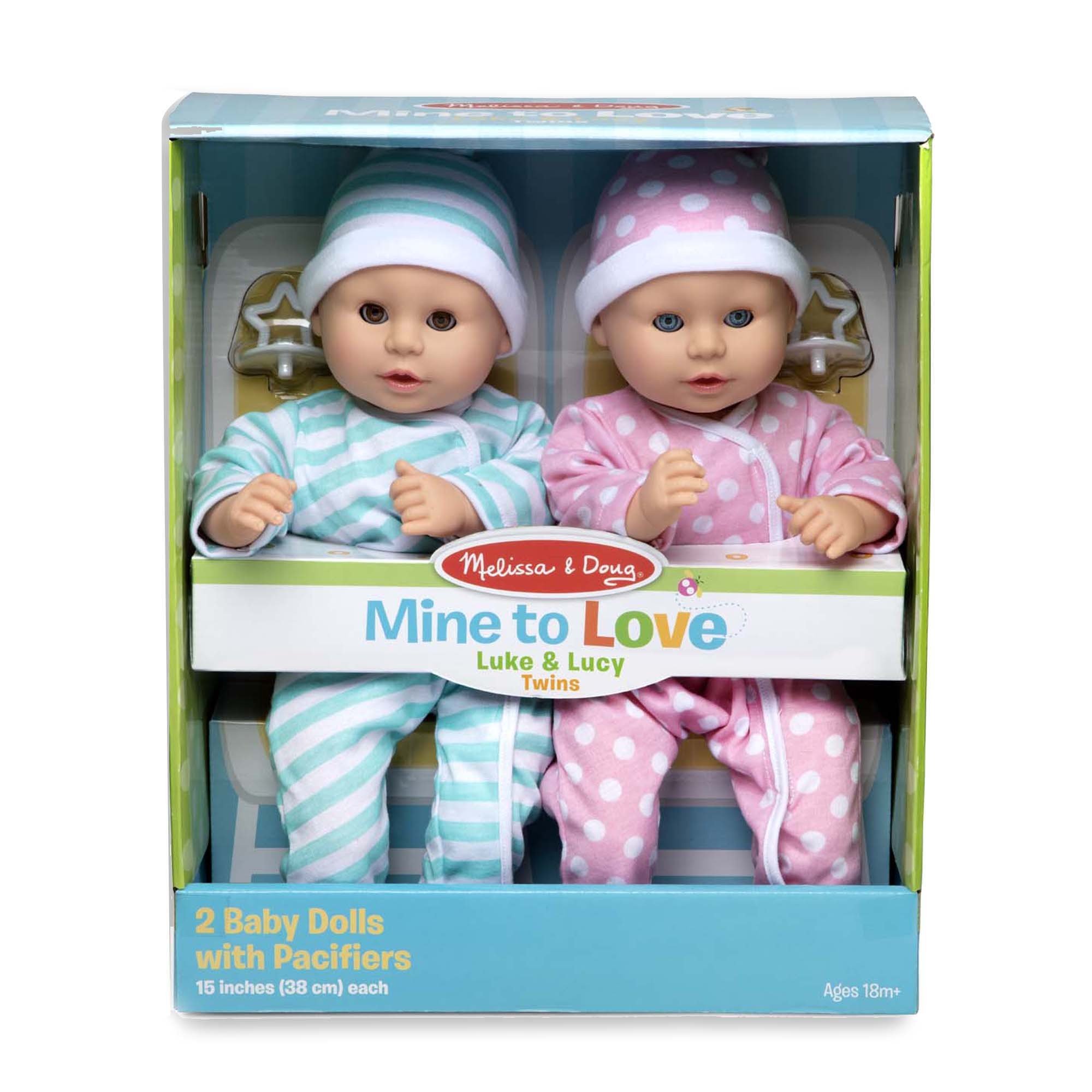 Комплект кукли Близнаци Люк и Луси 38см. R41711