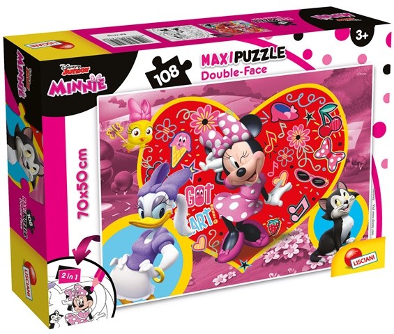 Детски пъзел Lisciani SUPERMAXI MINNIE 108ч. 74198