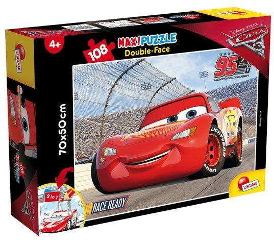 Детски пъзел Lisciani SUPERMAXI Cars 3 Fast friends 108 ч. 60603