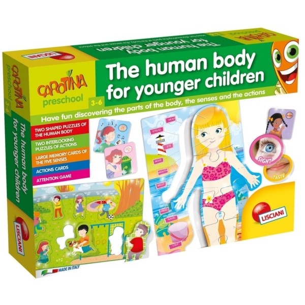Образователна игра Lisciani CAROTINA HUMAN BODY 66179