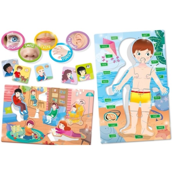 Образователна игра Lisciani CAROTINA HUMAN BODY 66179