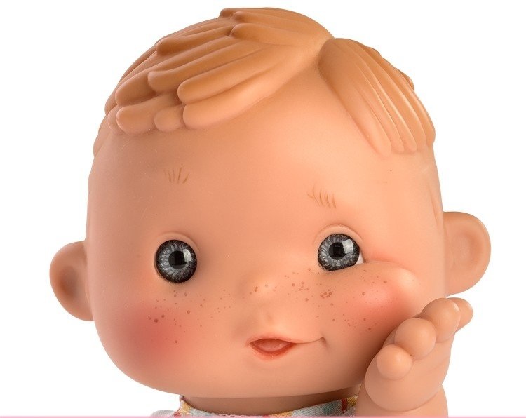 0505580 Кукла Дани, с цветен гащеризон, 23 см.