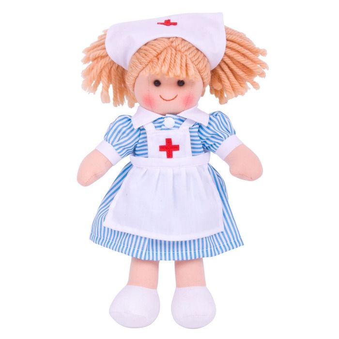 Мека кукла Медицинска сестра Нанси, 25 см, BJD011
