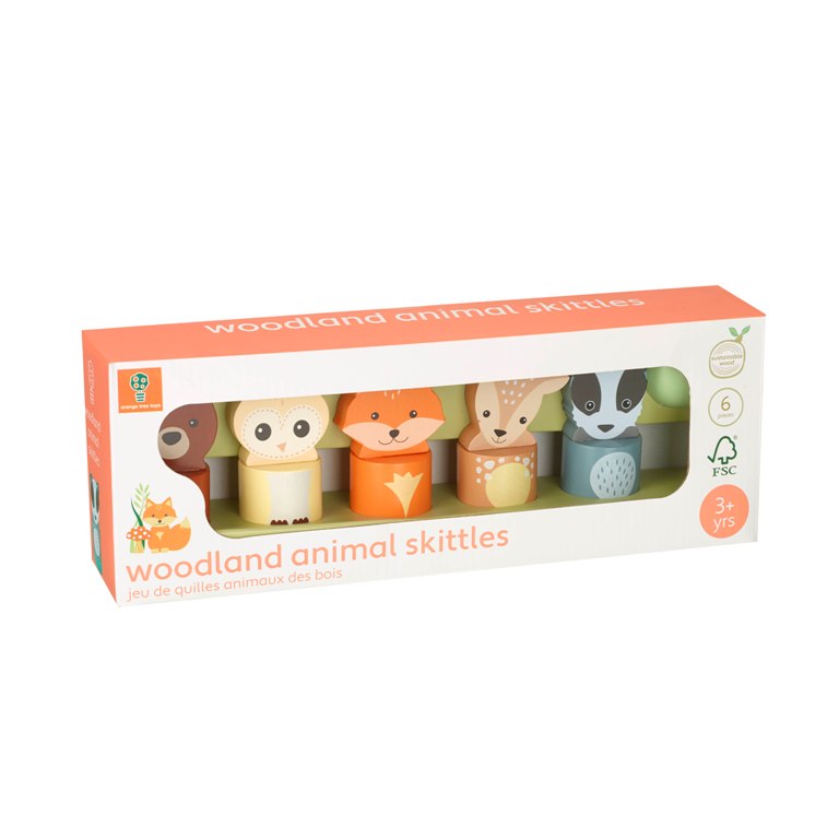 OTT03210 Дървен Боулинг, животни - Woodland Animals