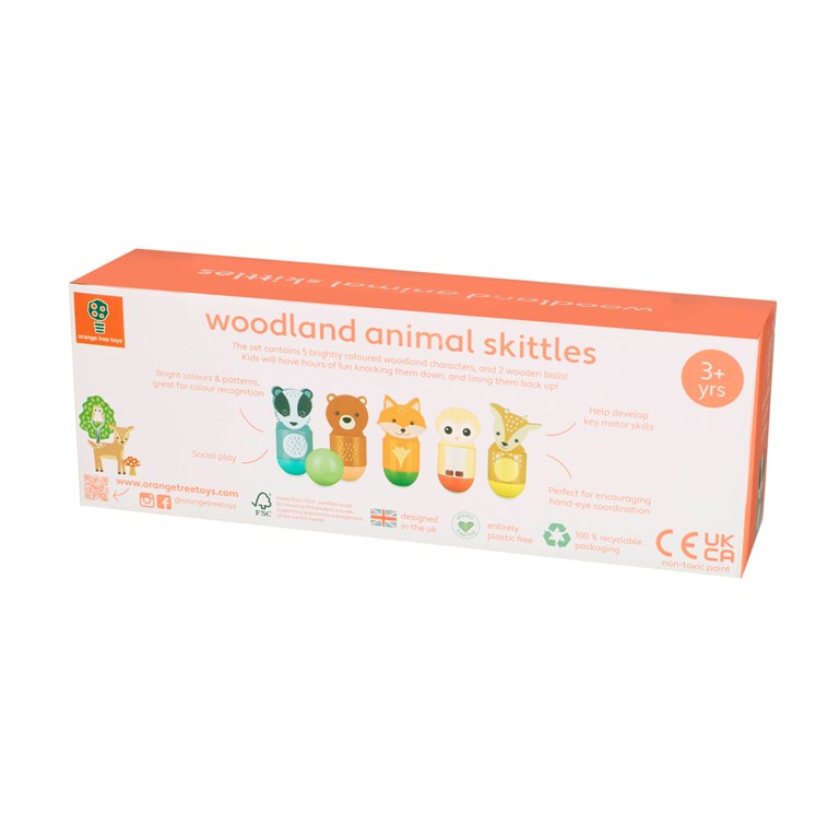 OTT03210 Дървен Боулинг, животни - Woodland Animals