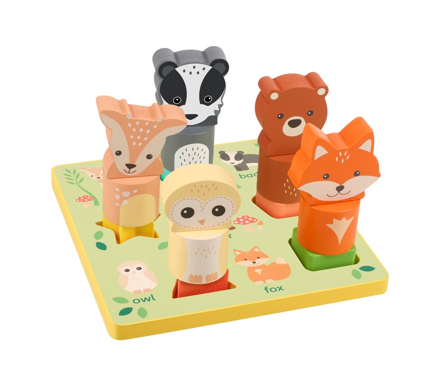 OTT20043 3D Пъзел, животни - Woodland Animals