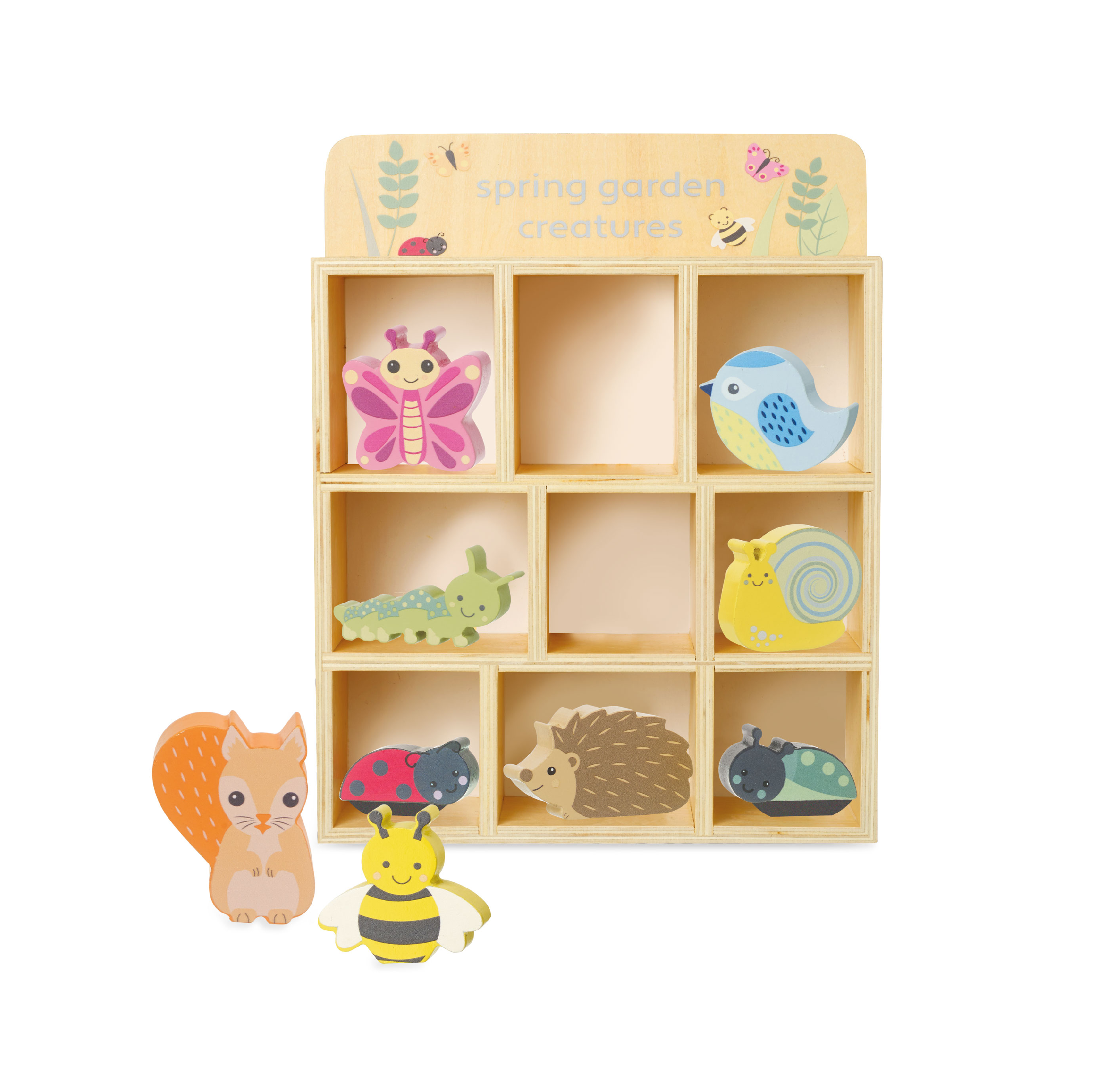 OTT26329 Комплект дървени градински животни - Spring Garden OTT26329 Комплект дървени градински животни - Spring Garden
