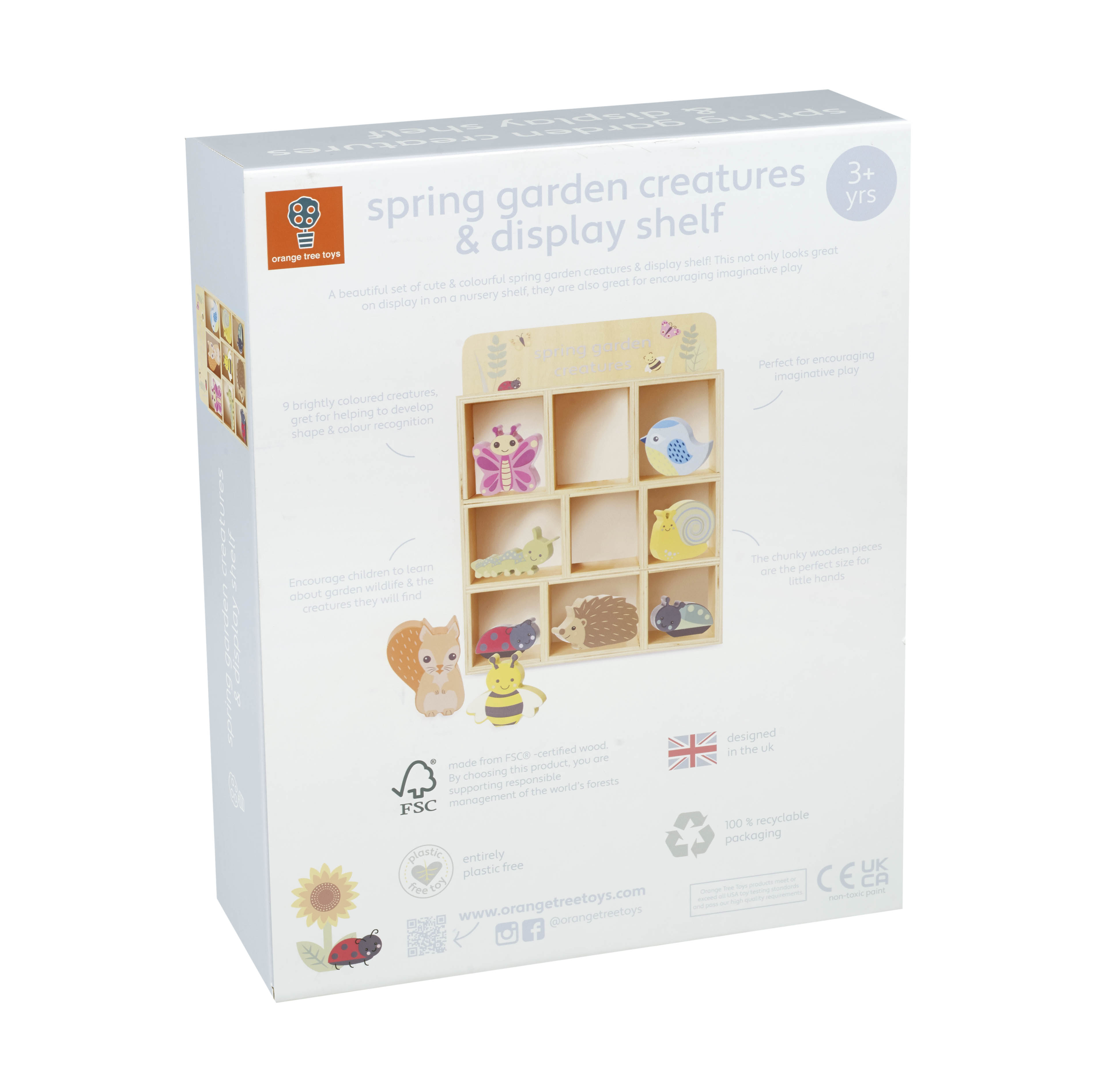OTT26329 Комплект дървени градински животни - Spring Garden OTT26329 Комплект дървени градински животни - Spring Garden
