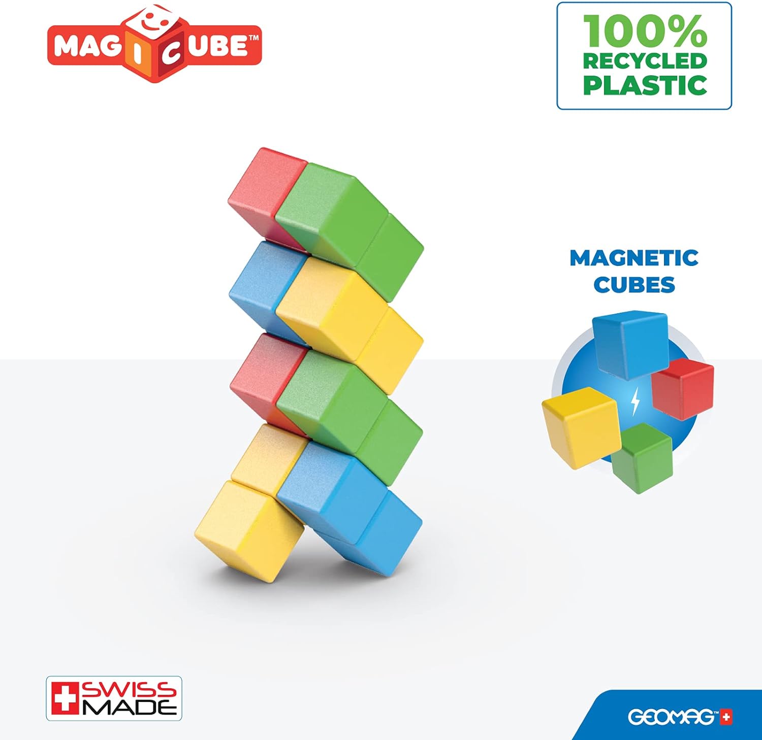 G247 Магнитен конструктор, Geomag, Magicube, Creative, 16 части G247 Магнитен конструктор, Geomag, Magicube, Creative, 16 части