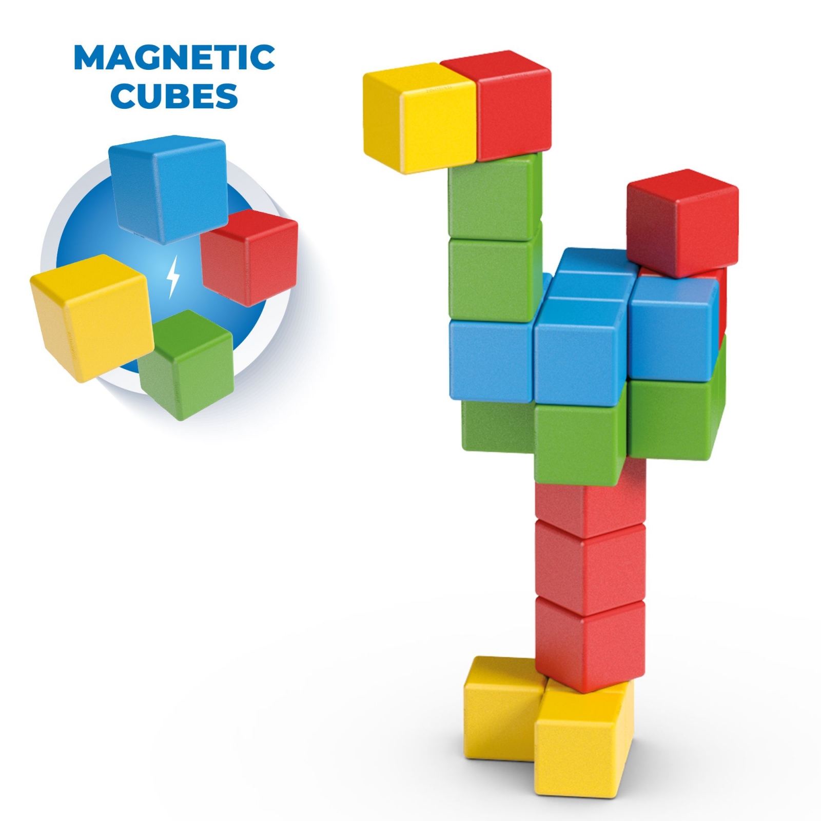 G248 Магнитен конструктор, Geomag, Magicube, Creative, 24 части G248 Магнитен конструктор, Geomag, Magicube, Creative, 24 части