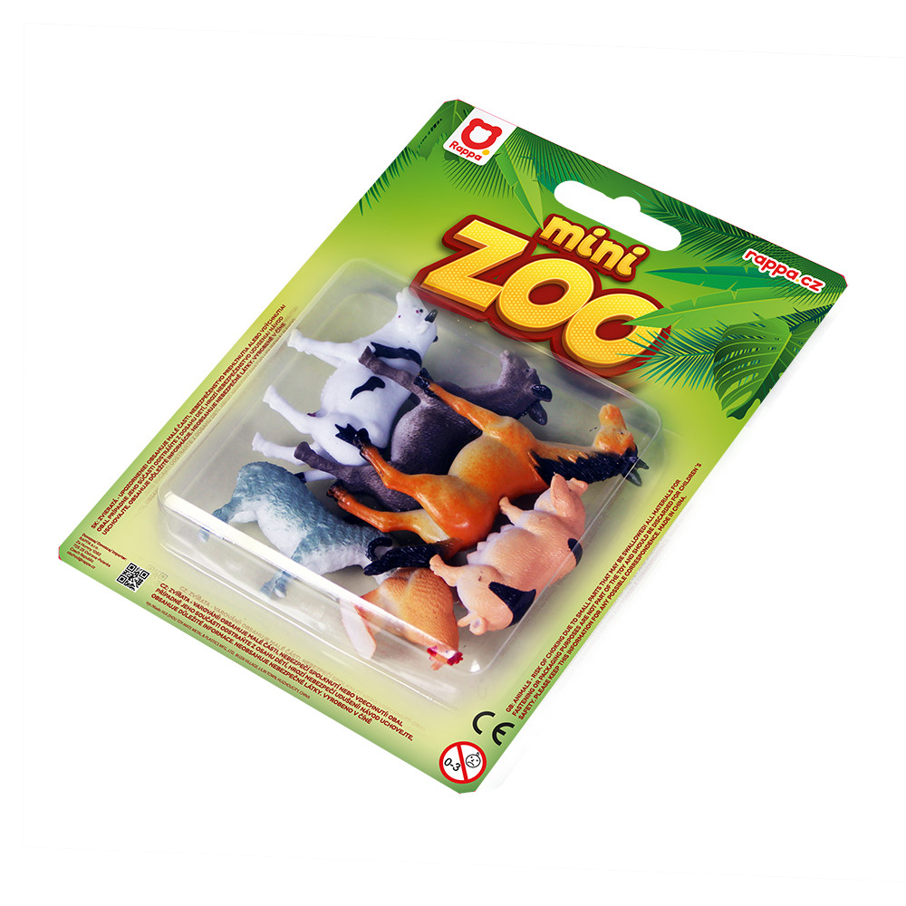 208032 Комплект фигурки Животни от фермата - 6 броя, 5-6 см.