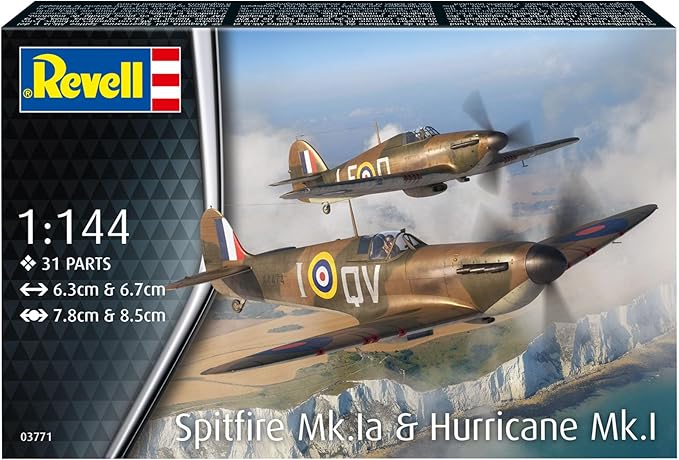 R03771 Сглобяем модел, Revell, Самолет Спитфайър и самолет Ураган Хоукър