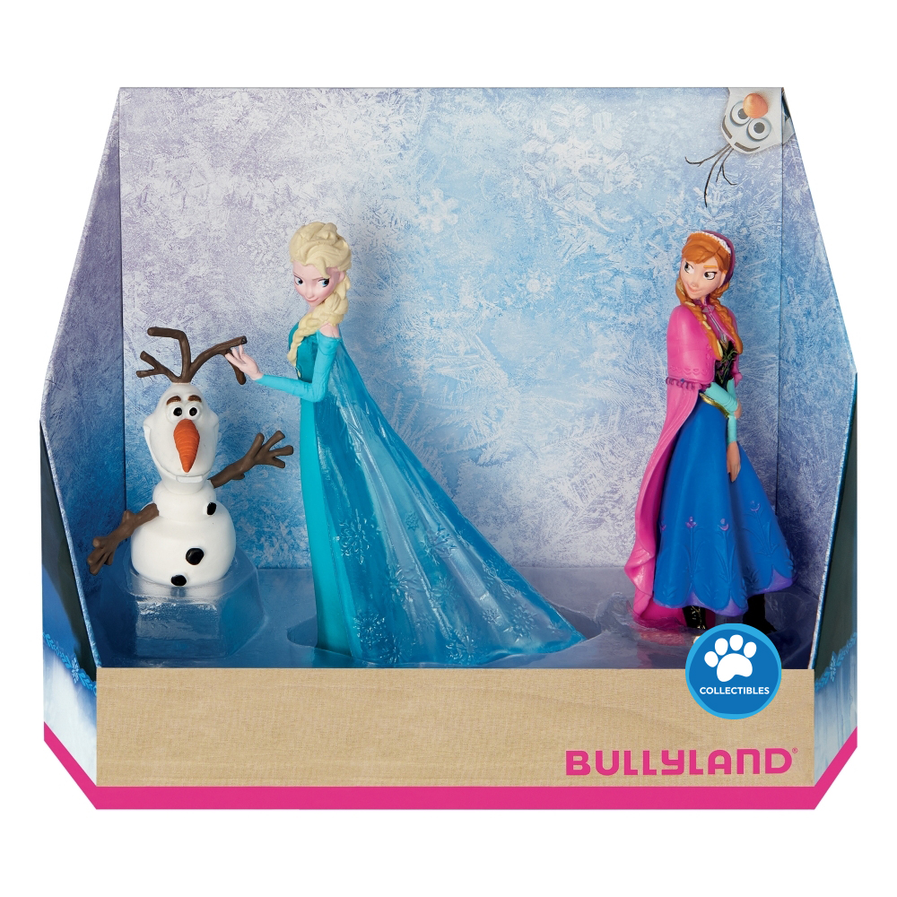 Комплект фигурки, Walt Disney, Disney 100 Platinum Frozen, 3 бр.