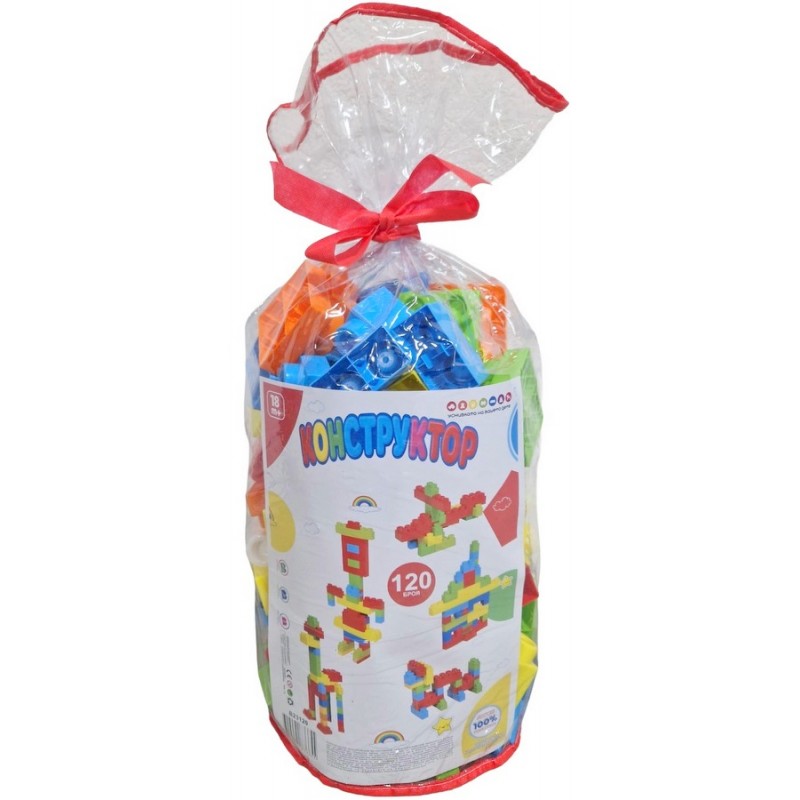 Конструктор с 120 едри части, 726655