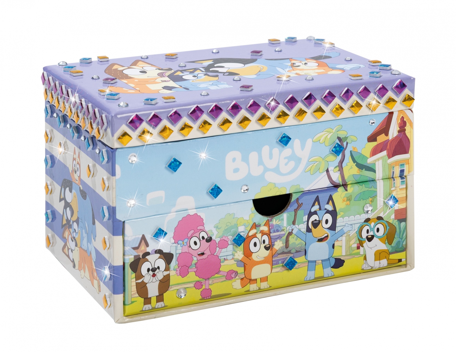 T290310 Творчески комплект, Totum, Bluey, Декорирай сам кутия за бижута