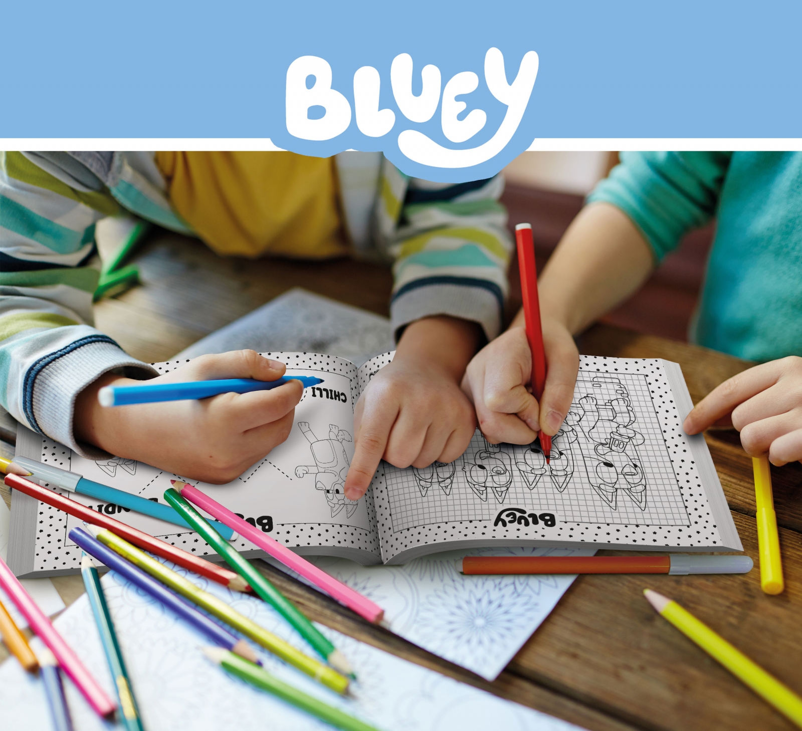 LI99382 Творчески комплект, Lisciani, Bluey, Училище по рисуване
