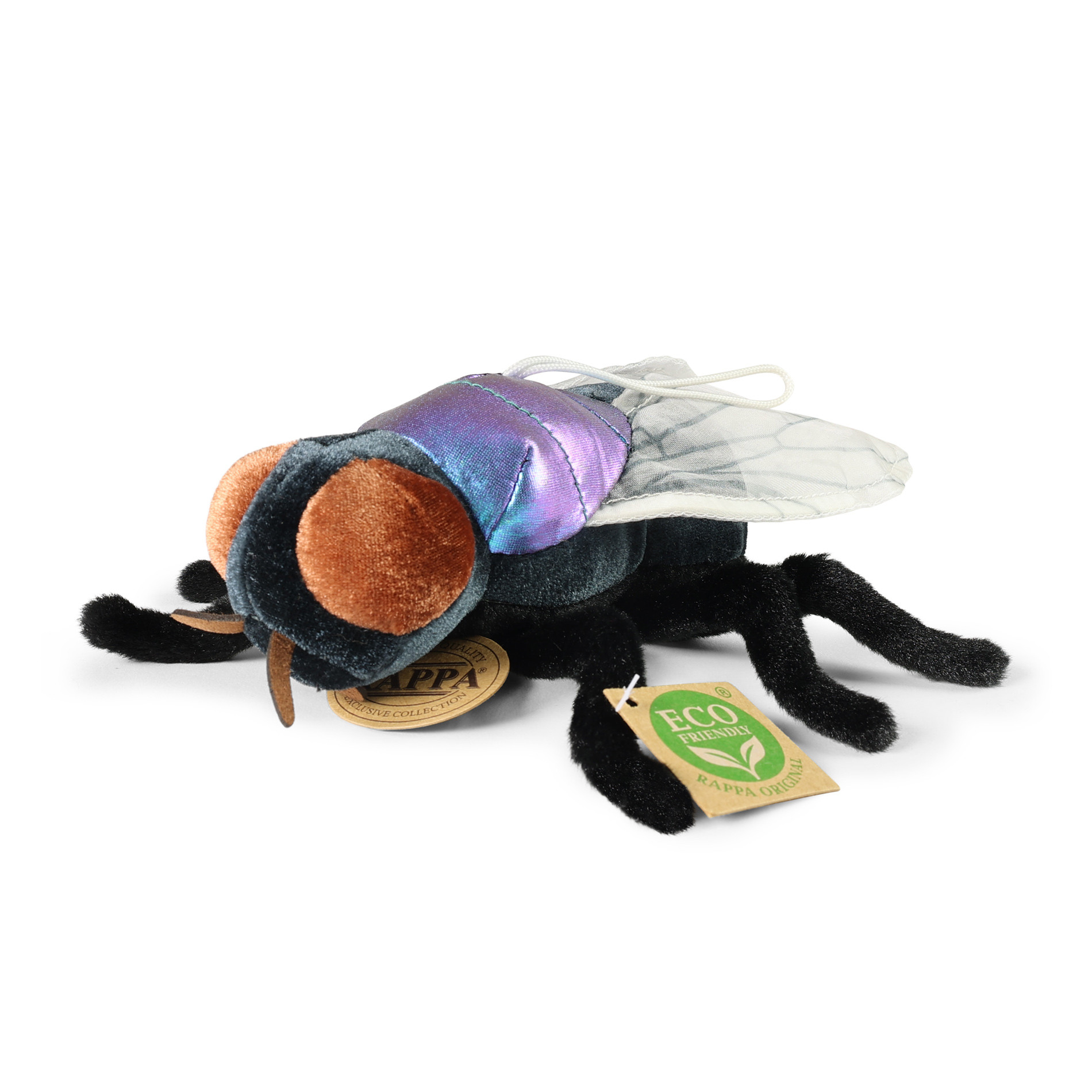 Еко плюшена играчка Муха, 17 см., 255999