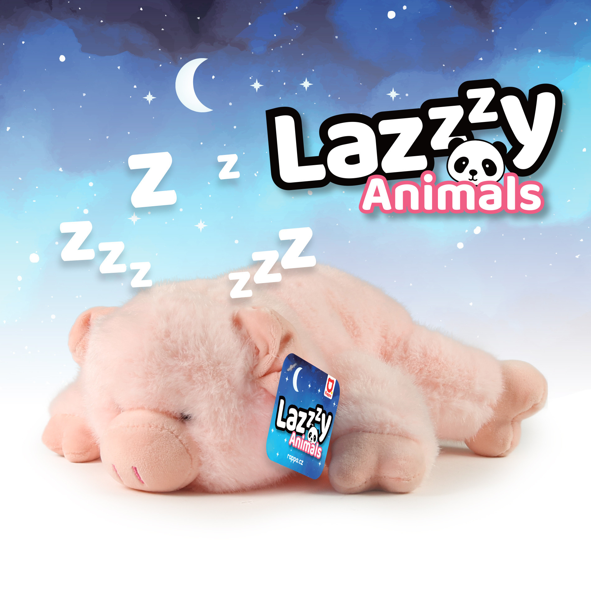 260771 Плюшено Розово прасенце, 29 см., лежащо, серия LazyAnimals 260771 Плюшено Розово прасенце, 29 см., лежащо, серия LazyAnimals