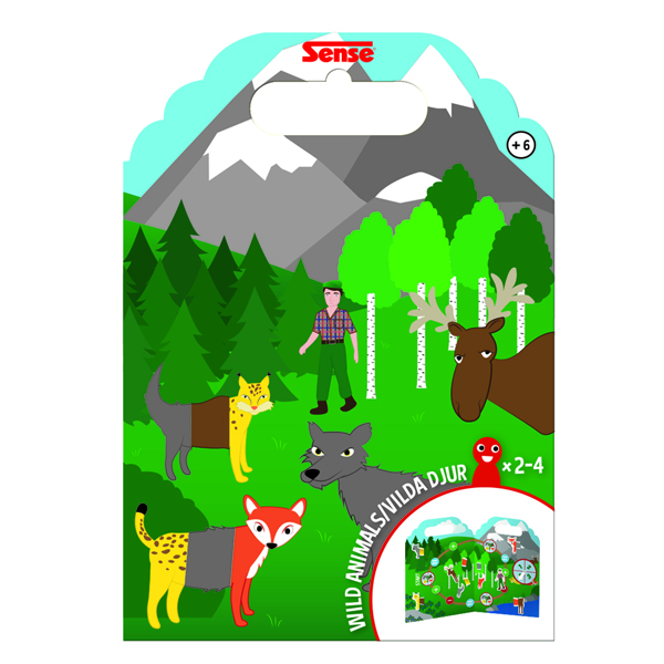 54072 Игра със силиконови стикери Диви животни 54072 Игра със силиконови стикери Диви животни