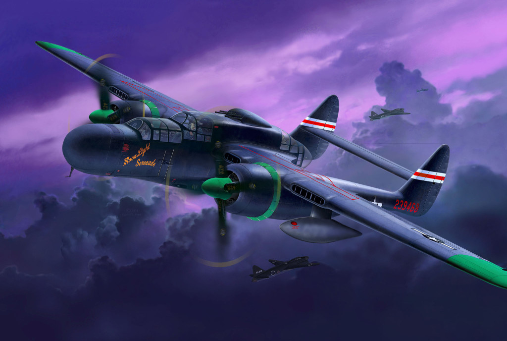 R04887 – Военен самолет Northrop P-61A/B Black Widow