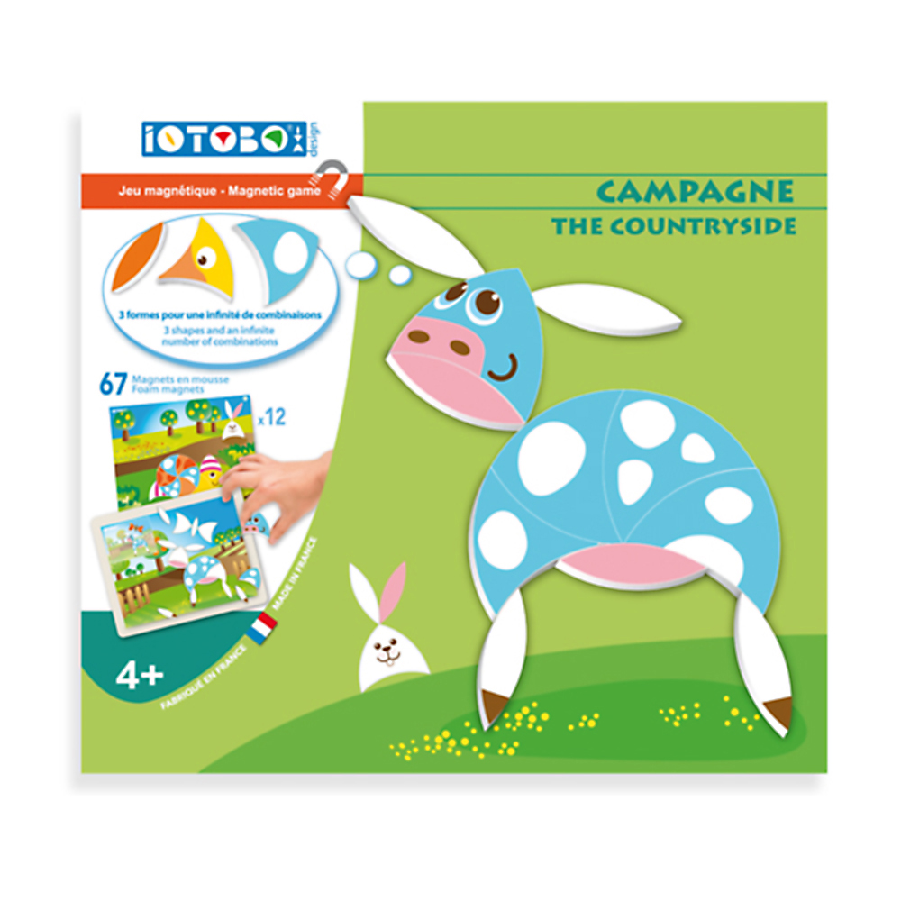 Магнитна игра с животни На село 4ITBCAM
