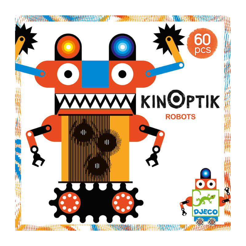 Магнитни анимирани картини Kinoptik роботи 58 части DJ05611